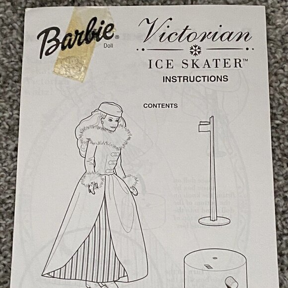 2000 Special Edition VICTORIAN ICE SKATER BARBIE Doll #27431 new in box - Picture 10 of 10